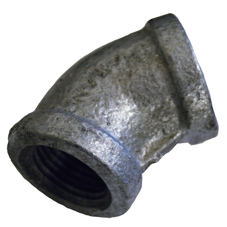 Jones Stephens 1/2in. Galvanized Iron 45Deg. Elbow, Banded G2900050